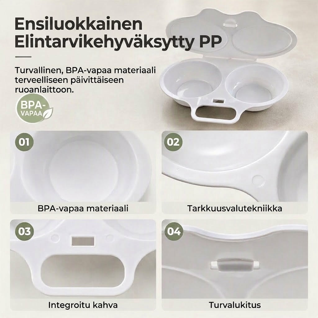 OmniLiving™ Mikromunankeitin Kannella (Uppomunat 45 Sekunnissa)