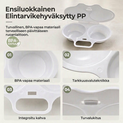 OmniLiving™ Mikromunankeitin Kannella (Uppomunat 45 Sekunnissa)