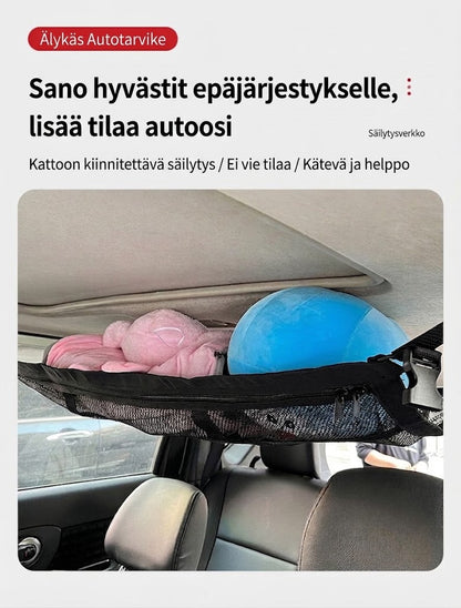 SilkEase™ Auton Katon Säilytysverkko Vetoketjulla