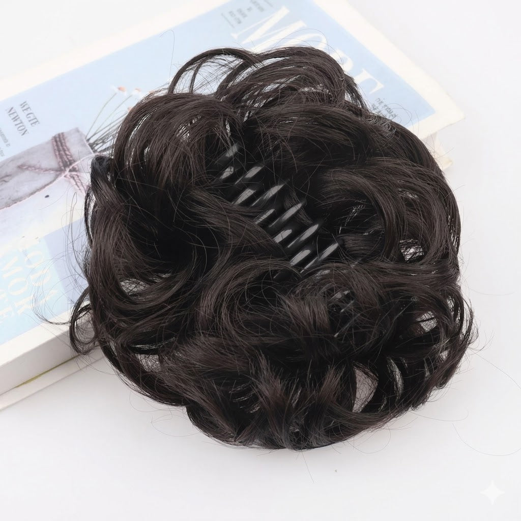 Messy Bun -nutturalisäke kynsikiinnikkeellä – Täydellinen kampaus sekunneissa. TARJOUS: 1+1 ILMAISEKSI!