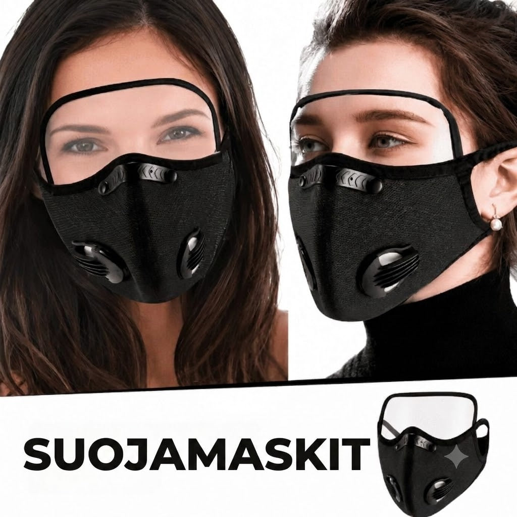 Aktiivihiili-hengityssuojain – Osta 1 saa 2