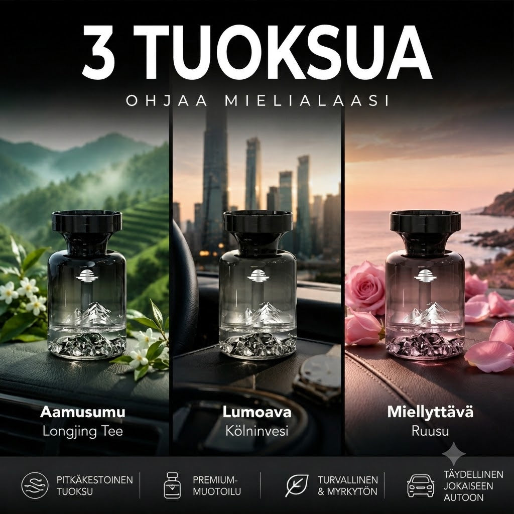 Pitkäkestoinen auton ilmanraikastin (110 ml)