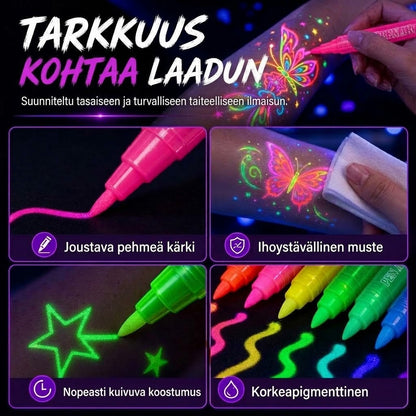 VaraLiving™ UV-Hohtava Tatuointikynä (Juhliin & Festareille)