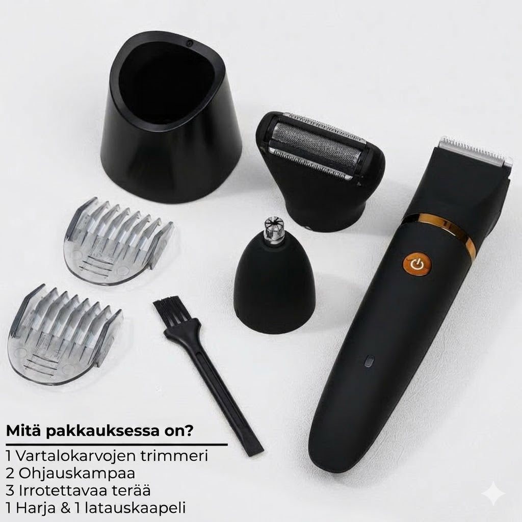 3-in-1 sähköinen vartalotrimmeri