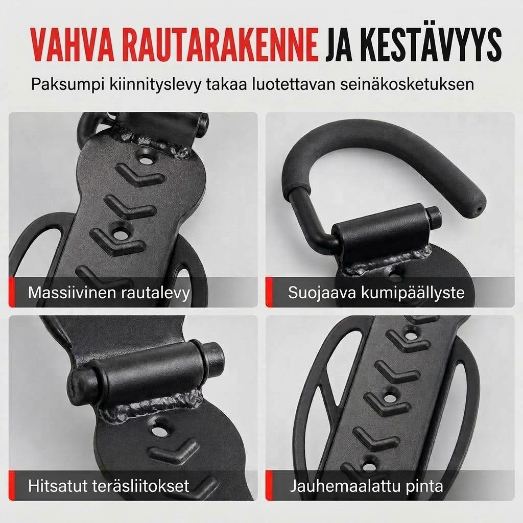 VaraLiving™ Polkupyörän Seinäteline