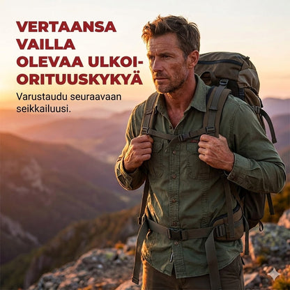 Unisex pitkähihainen puuvillainen työpaita tuplataskuilla