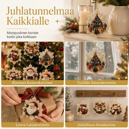OmniLiving™ DIY Joulukoristeiden Maalaussetti (Luovat Kuusenkoristeet)