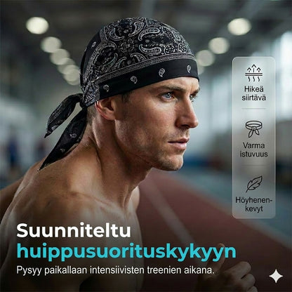 OSTA 1, SAAT 1 ILMAISEKSI! Hengittävä urheilubandana – Säädettävä & kosteutta siirtävä