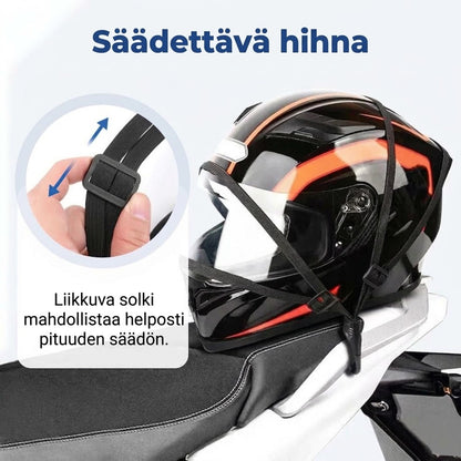 OmniLiving™ Joustava Kypärähihna Moottoripyörään (2 Koukkua / Kestävä)