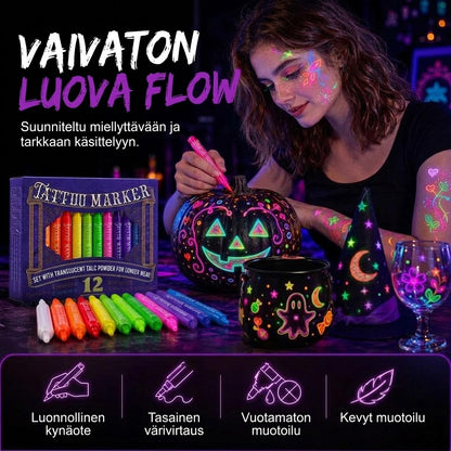 VaraLiving™ UV-Hohtava Tatuointikynä (Juhliin & Festareille)