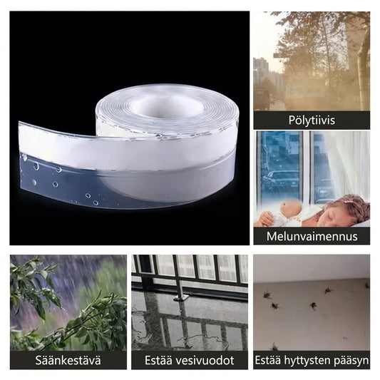VaraLiving™ Monikäyttöinen Ovi- ja Ikkunatiiviste 5 m (Tuuli-, Pöly- ja Äänieristys)