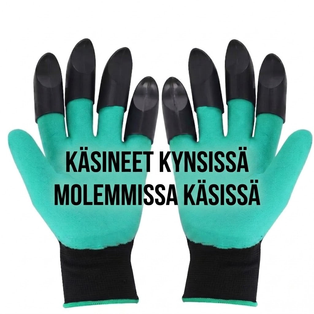 Puutarhakäsineet kaivuukynsillä – Kaiva ja istuta ilman työkaluja. OSTA 1, SAAT 1 ILMAISEKSI!