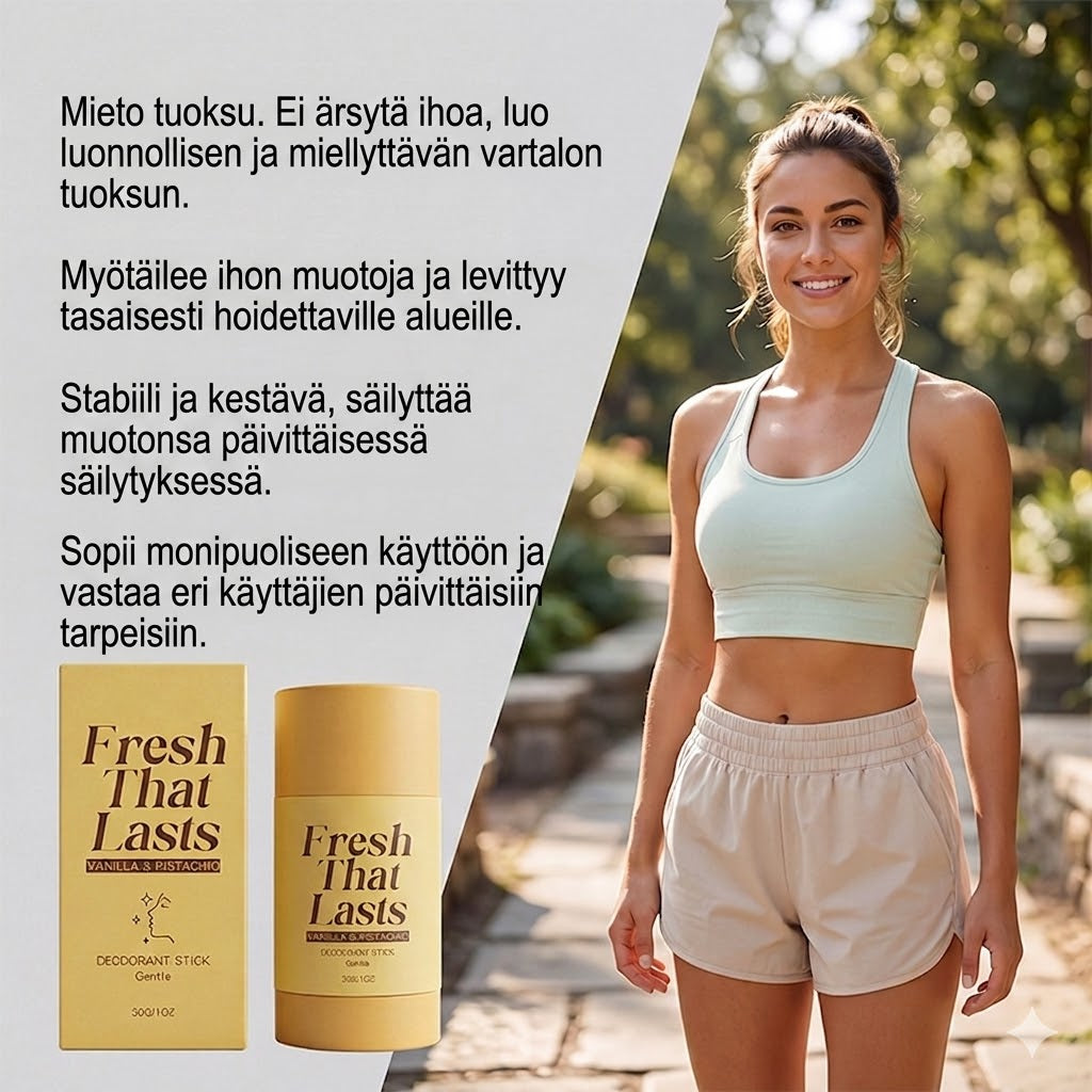 Unisex raikas ja kosteuttava deodoranttitikku