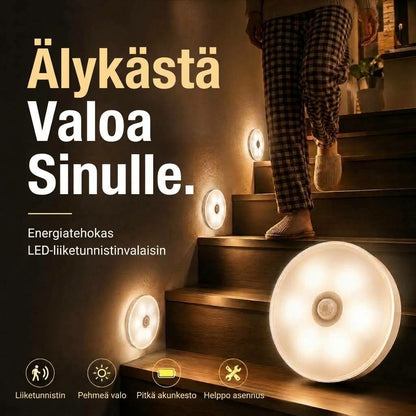 OmniLiving™ Energiaa Säästävä LED-Valo Liiketunnistimella | Ladattava & Magneettinen