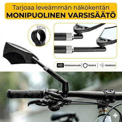 360° säädettävä polkupyörän taustapeili – laajakulmapeili turvalliseen ajoon