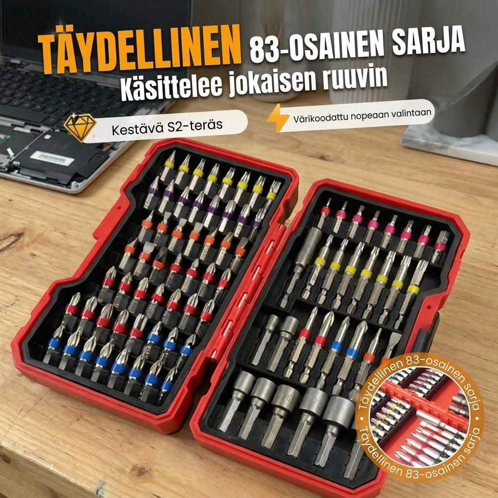 VaraLiving™ Magneettinen S2-Ruuvauskärkisarja