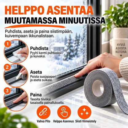 OmniLiving™ Ikkunan Kosteutta Imevä Huopanauha (Homeenesto / Itseliimautuva)