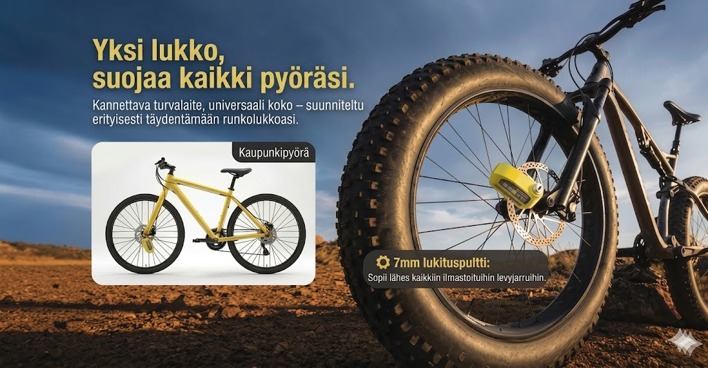 Älykäs hälyttävä jarrulevylukko