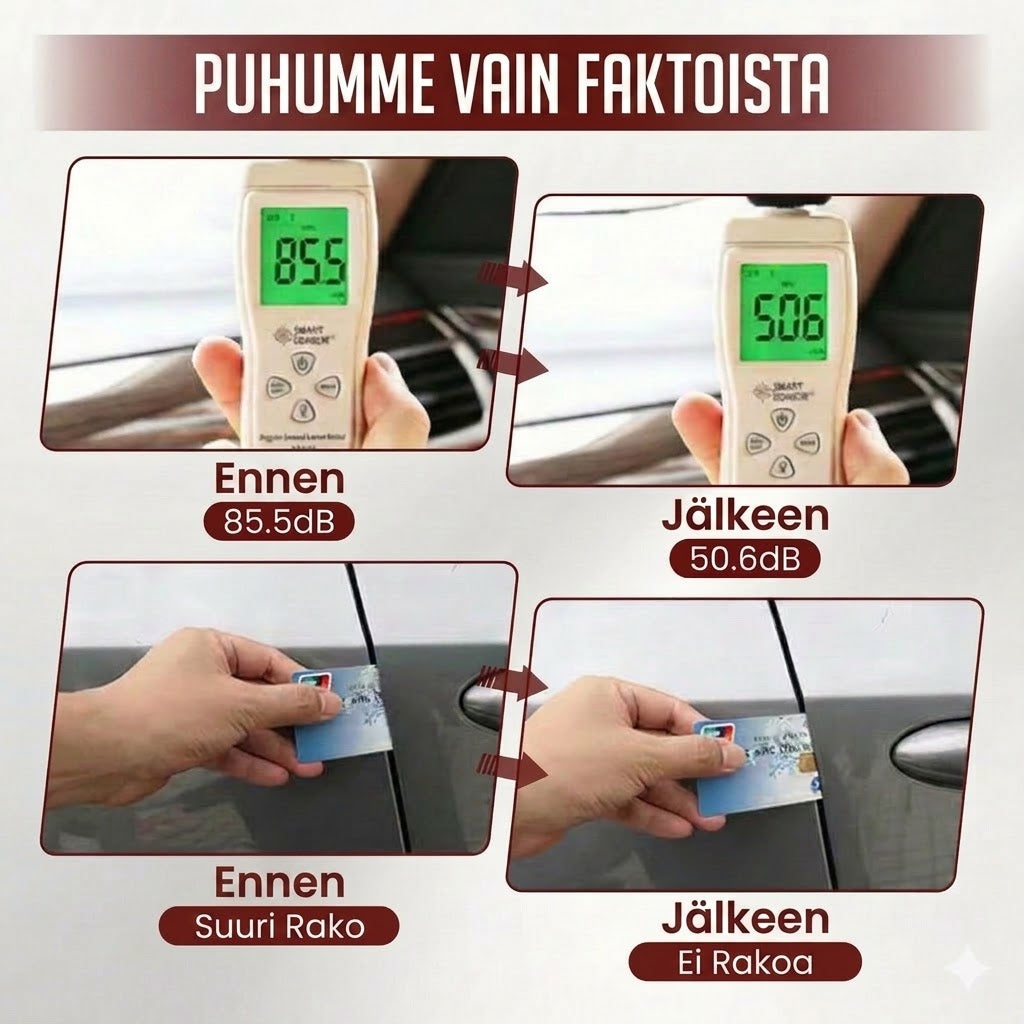 NovaPulse™ Universaali Auton Tiivistenauha (Itseliimautuva EPDM-kumi)