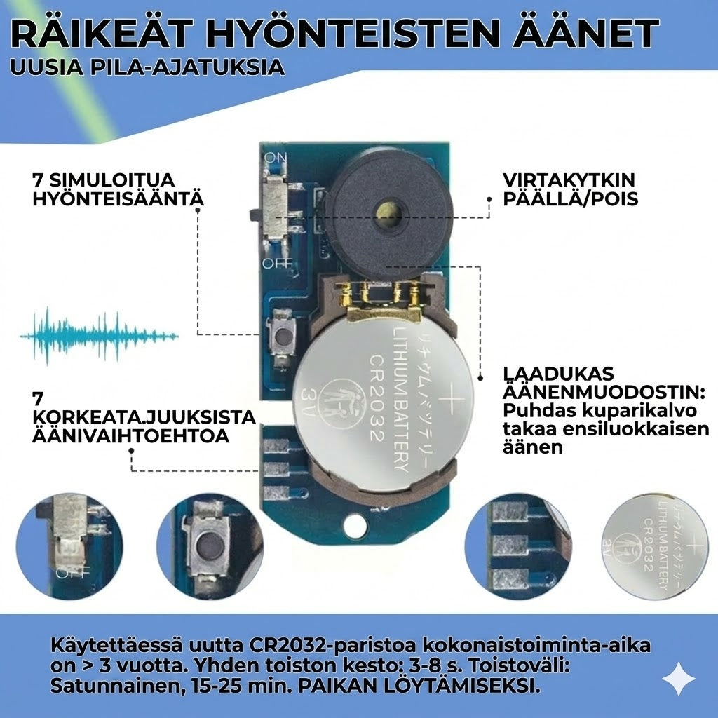 Näkymätön sirkka – Ultimaattinen ja huomaamaton äänipila