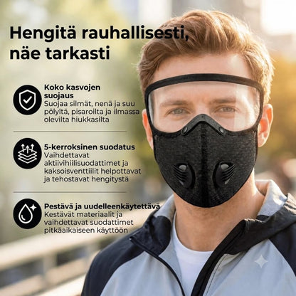 Aktiivihiili-hengityssuojain – Osta 1 saa 2