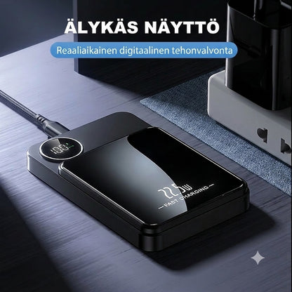 Magneettinen varavirtalähde 10000mAh matkoille – 22.5W ja 15W pikalataus