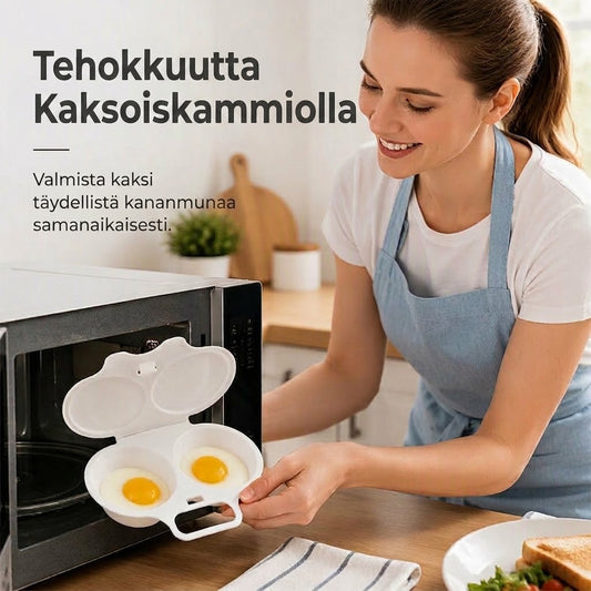 OmniLiving™ Mikromunankeitin Kannella (Uppomunat 45 Sekunnissa)