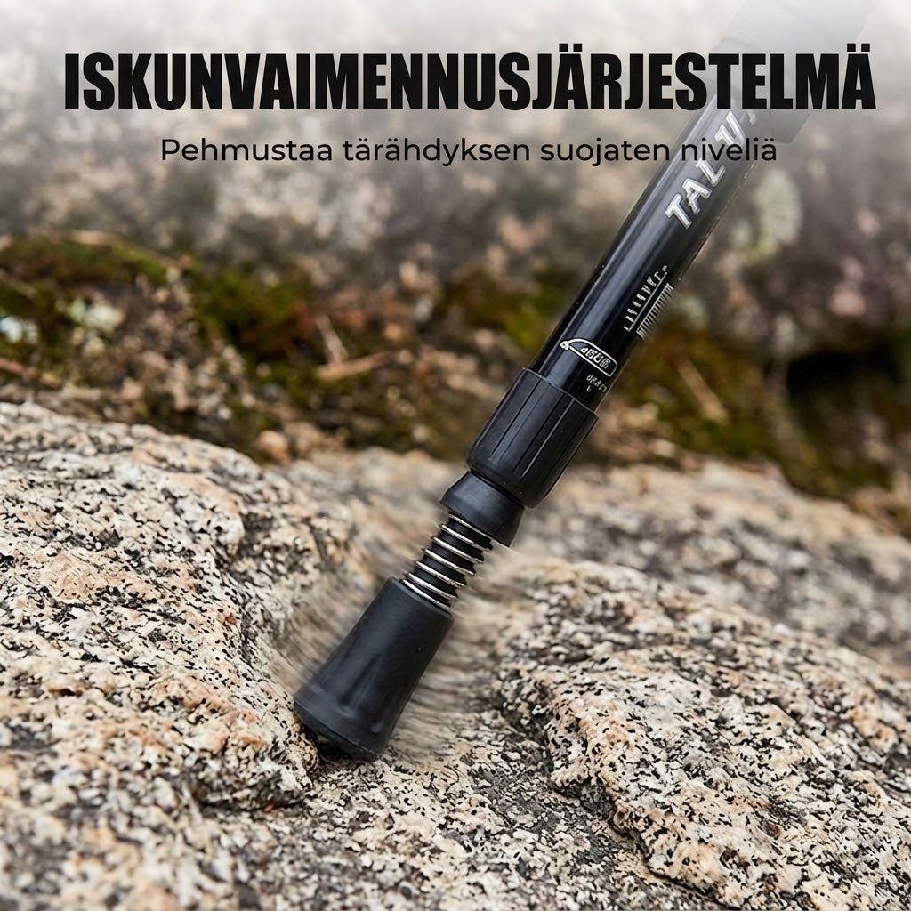 Säädettävä alumiininen vaellussauva