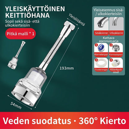 OmniLiving™ Universaali Hanasuodatin Keittiöön & Kylpyhuoneeseen