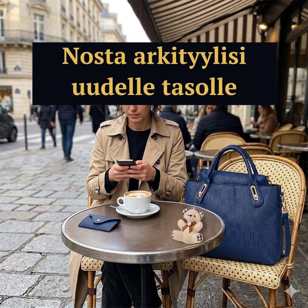 Monikäyttöinen 4-in-1 käsilaukku naisille
