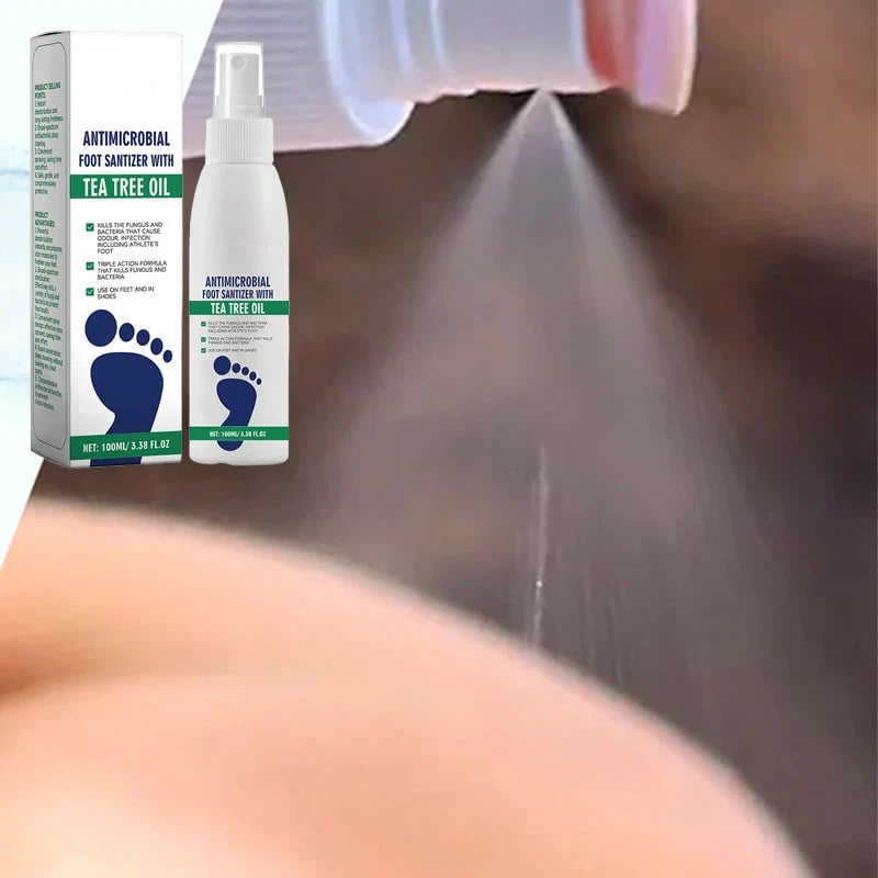 SilkEase™ Antibakteerinen Jalkasuihke (Hajunpoisto & Halkeilevat Kantapäät)