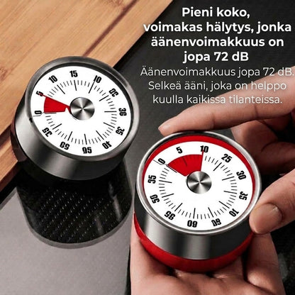 OmniLiving™ Magneettinen Mekaaninen Keittiöajastin (Leivonta & Ruoanlaitto)