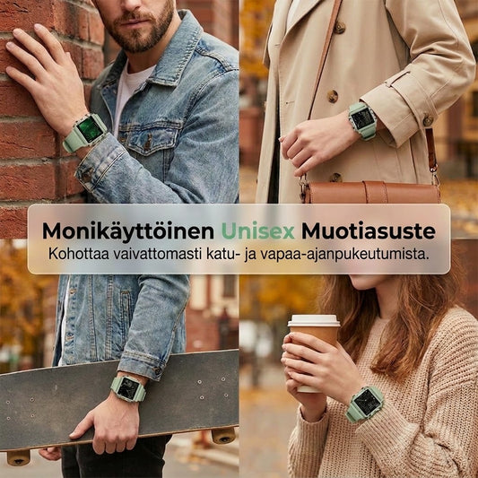 SilkEase™ Läpinäkyvä Digitaalikello (50 m Vedenpitävä & Valo)