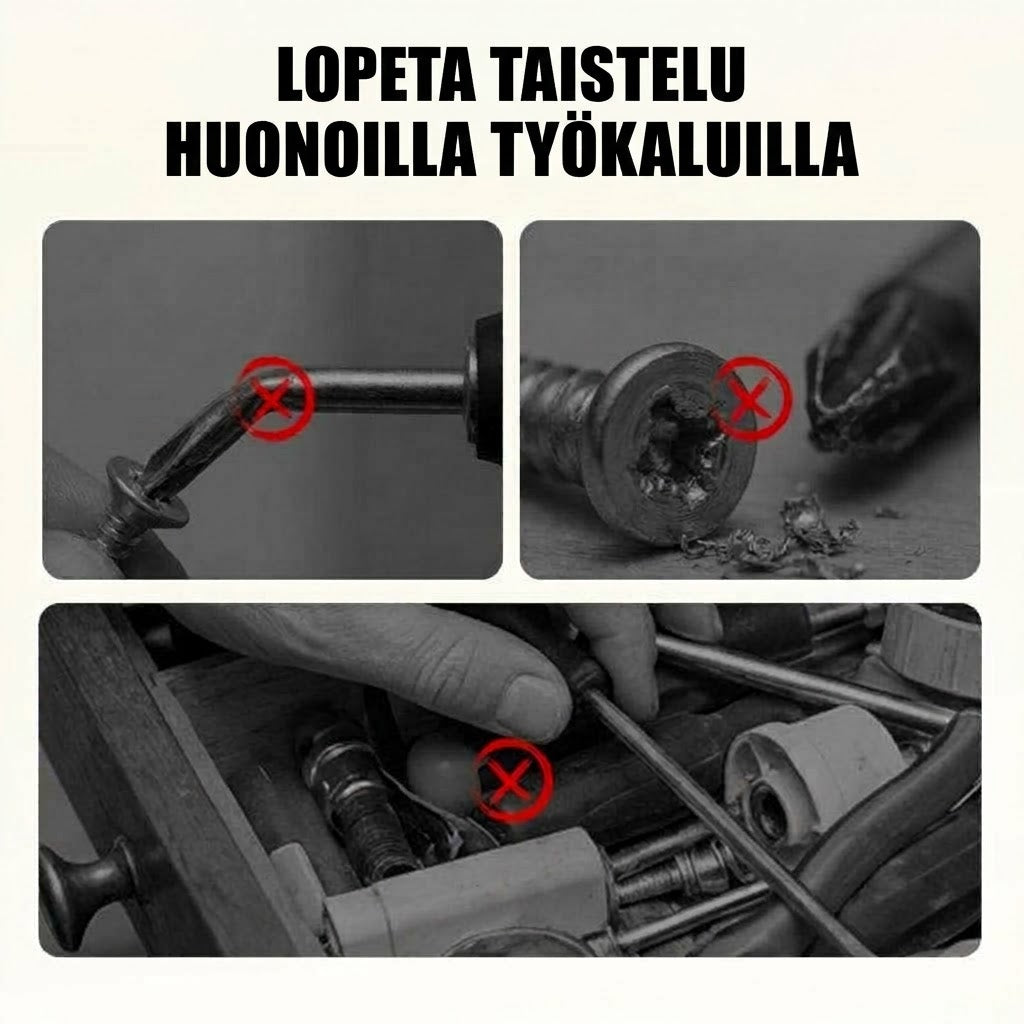 VaraLiving™ Magneettinen S2-Ruuvauskärkisarja