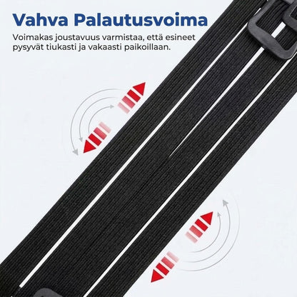 OmniLiving™ Joustava Kypärähihna Moottoripyörään (2 Koukkua / Kestävä)