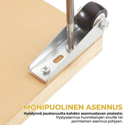 SilkEase™ Hiljaiset Liukuoven Pyörät Huonekaluille – 2 kpl Paketti