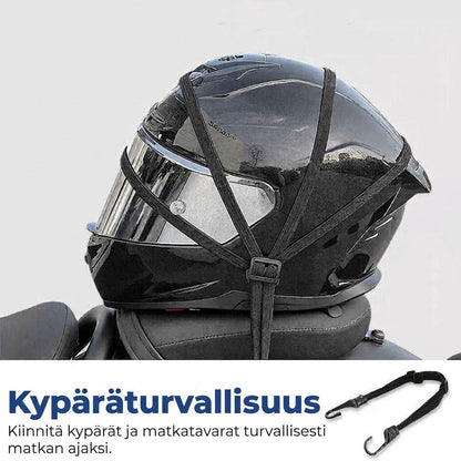 OmniLiving™ Joustava Kypärähihna Moottoripyörään (2 Koukkua / Kestävä)