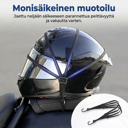 OmniLiving™ Joustava Kypärähihna Moottoripyörään (2 Koukkua / Kestävä)