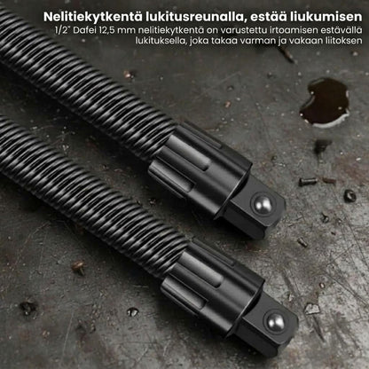 OmniLiving™ Taipuva Jatkovarsi Porakoneeseen (360° / Ahtaisiin Tiloihin)