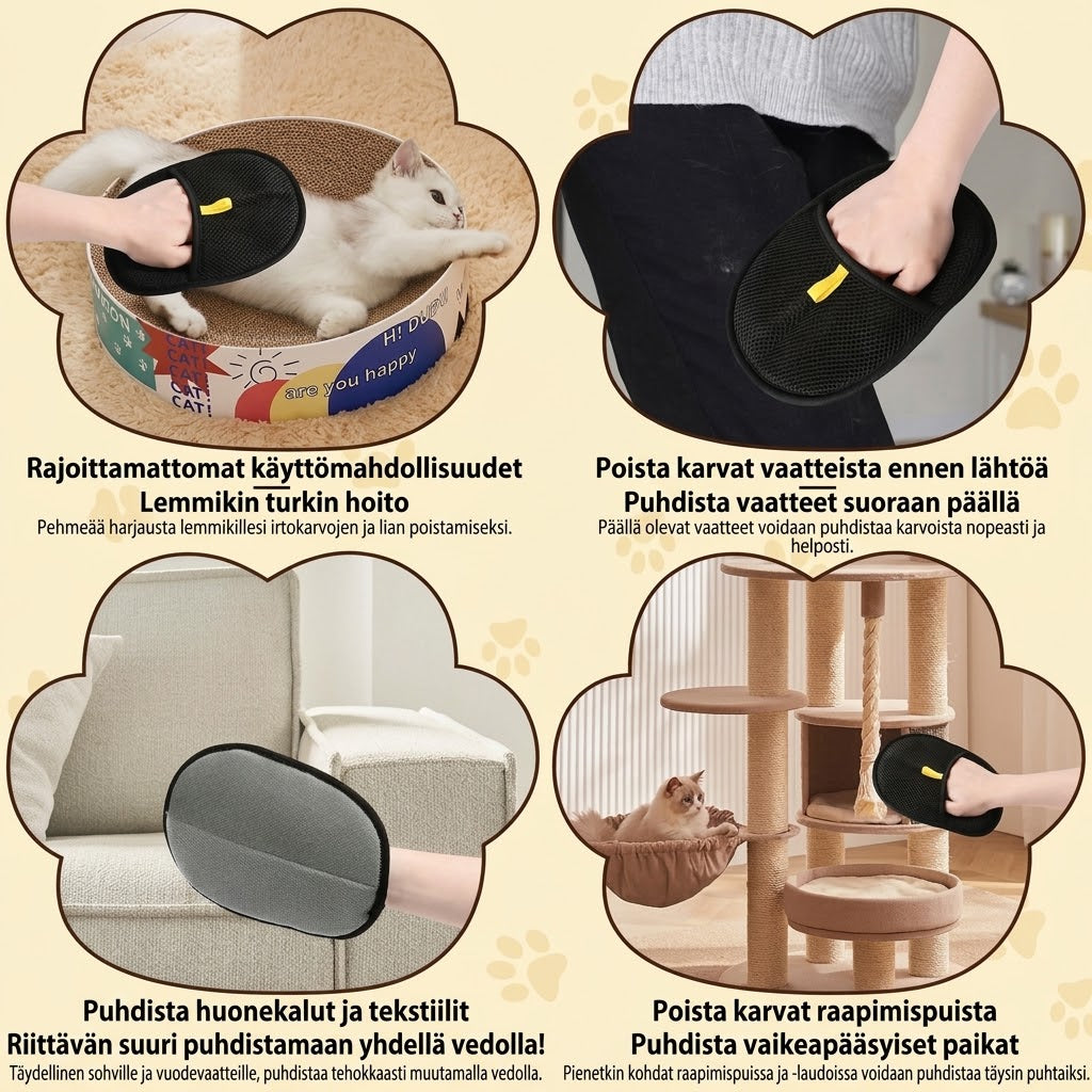 [1+1 ILMAINEN] VaraLiving™ Kaksipuolinen Karvanpoistaja (Sohva, Matto & Lemmikit)