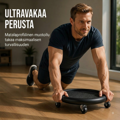 SilkEase™ Vatsapyörä Polvituella Keskivartalotreeniin