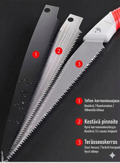 OmniLiving™ Ergonominen Oksasaha (Terävä Puutarhasaha Karsintaan)