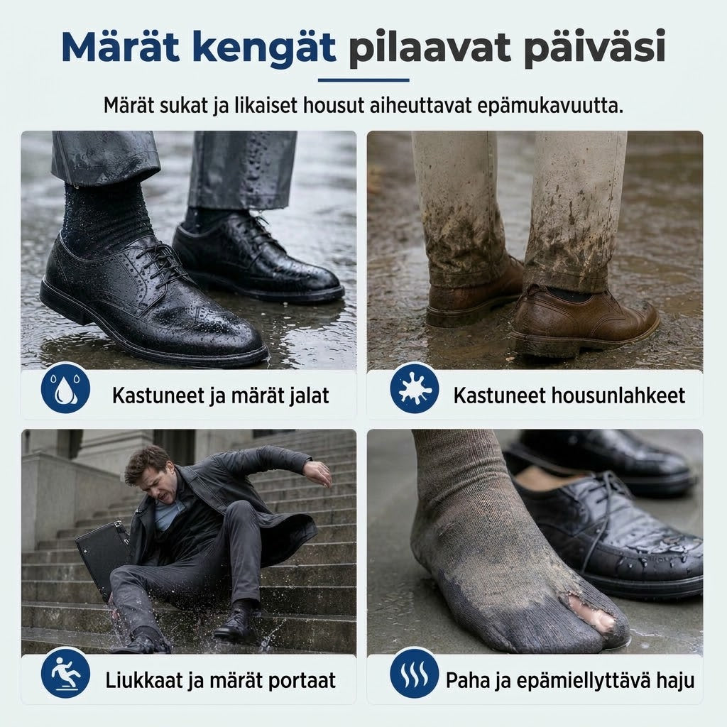 VaraLiving™ Vedenpitävät Silikoniset Kengänsuojukset