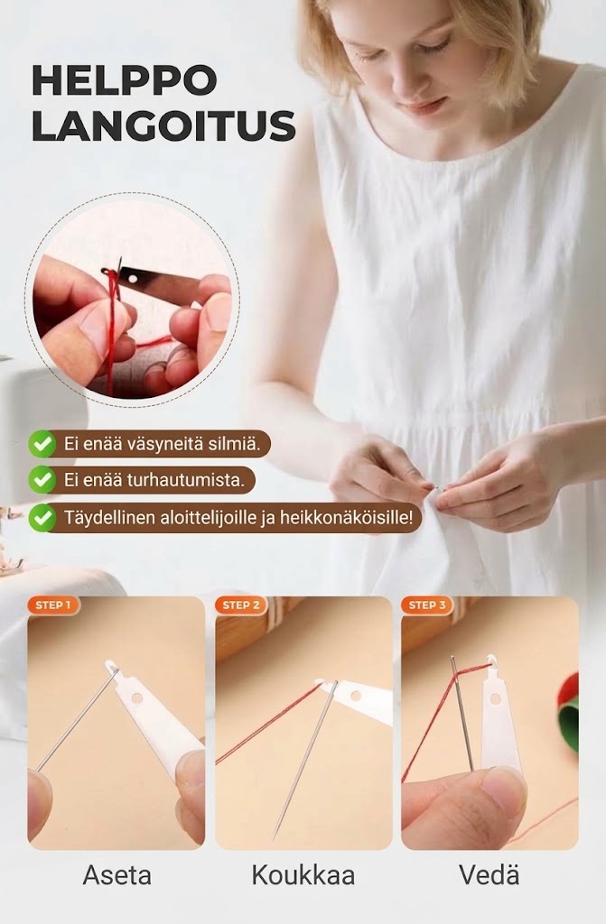 [1+1 ILMAINEN] VaraLiving™ Täydellinen Ompelusetti