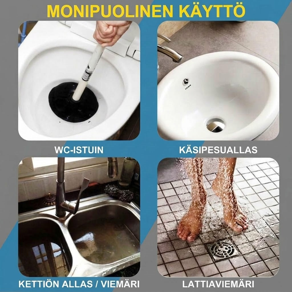 OmniLiving™ Viemärinavausjousi Porakoneeseen (Nopea Puhdistus)