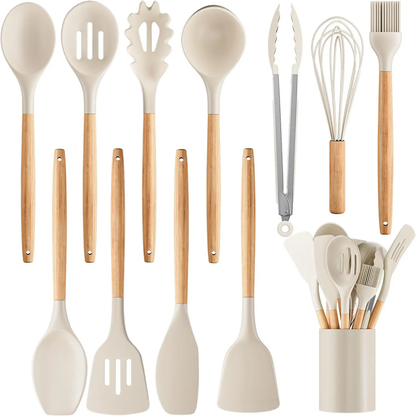 ChefEase™ 12-Osainen Silikoninen Keittiövälinesarja