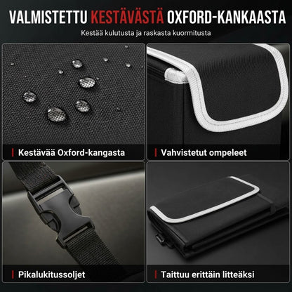 OmniLiving™ Riippuva Auton Tavaratilajärjestelijä (Kestävää Oxford-kangasta)