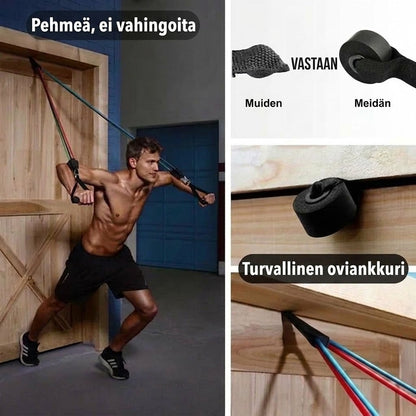 NovaPulse™ Monitoiminen Säädettävä Vastuskumi | Vastusnauha Kotitreeniin
