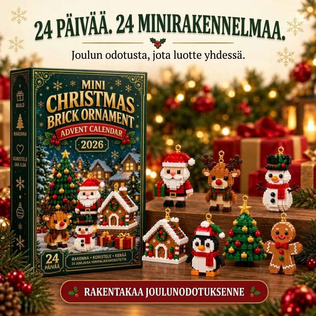 VaraLiving™ Rakennuspalikka-Joulukalenteri (24 Päivää)