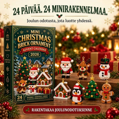 VaraLiving™ Rakennuspalikka-Joulukalenteri (24 Päivää)